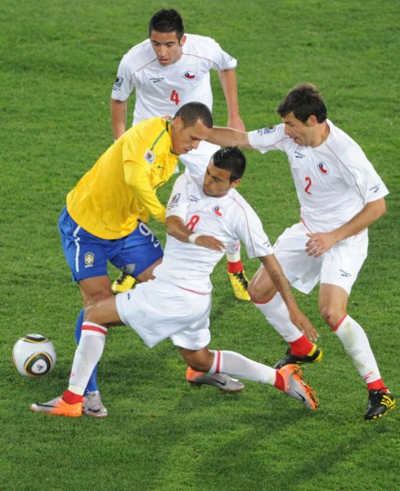 VIDEO Samba la Cupa Mondiala! Brazilia 3-0 Chile! Duel cu Olanda in sferturi!_14