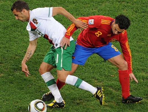 VIDEO Villa, erou! Spania in sferturi la doi ani dupa castigarea EURO! Spania 1-0 Portugalia!_17