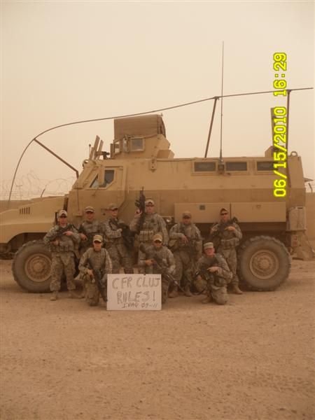 SUPER FOTO! Cel mai tare fan al lui CFR Cluj! Ce mesaj a trimis un soldat din Irak!_7