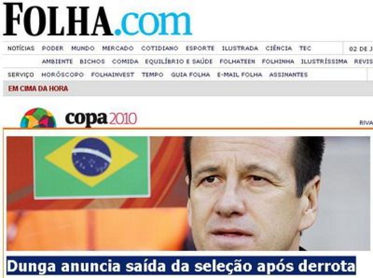 Capul lui Dunga a cazut in mai putin de o ora! Antrenorul a demisionat dupa eliminarea de la Mondial!_2
