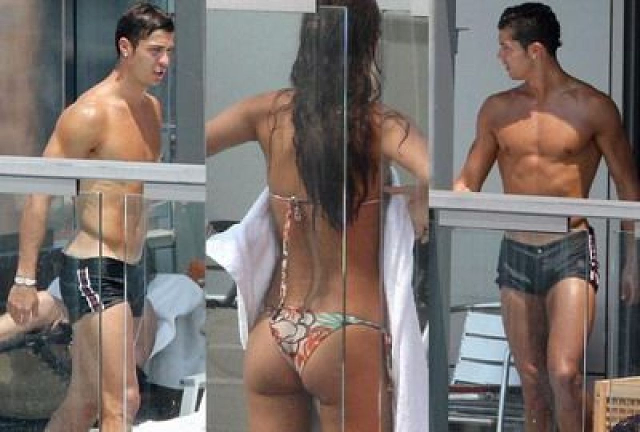 Cristiano Ronaldo a FUGIT in SUA: a fost surprins in tandreturi cu Irina la piscina!_5