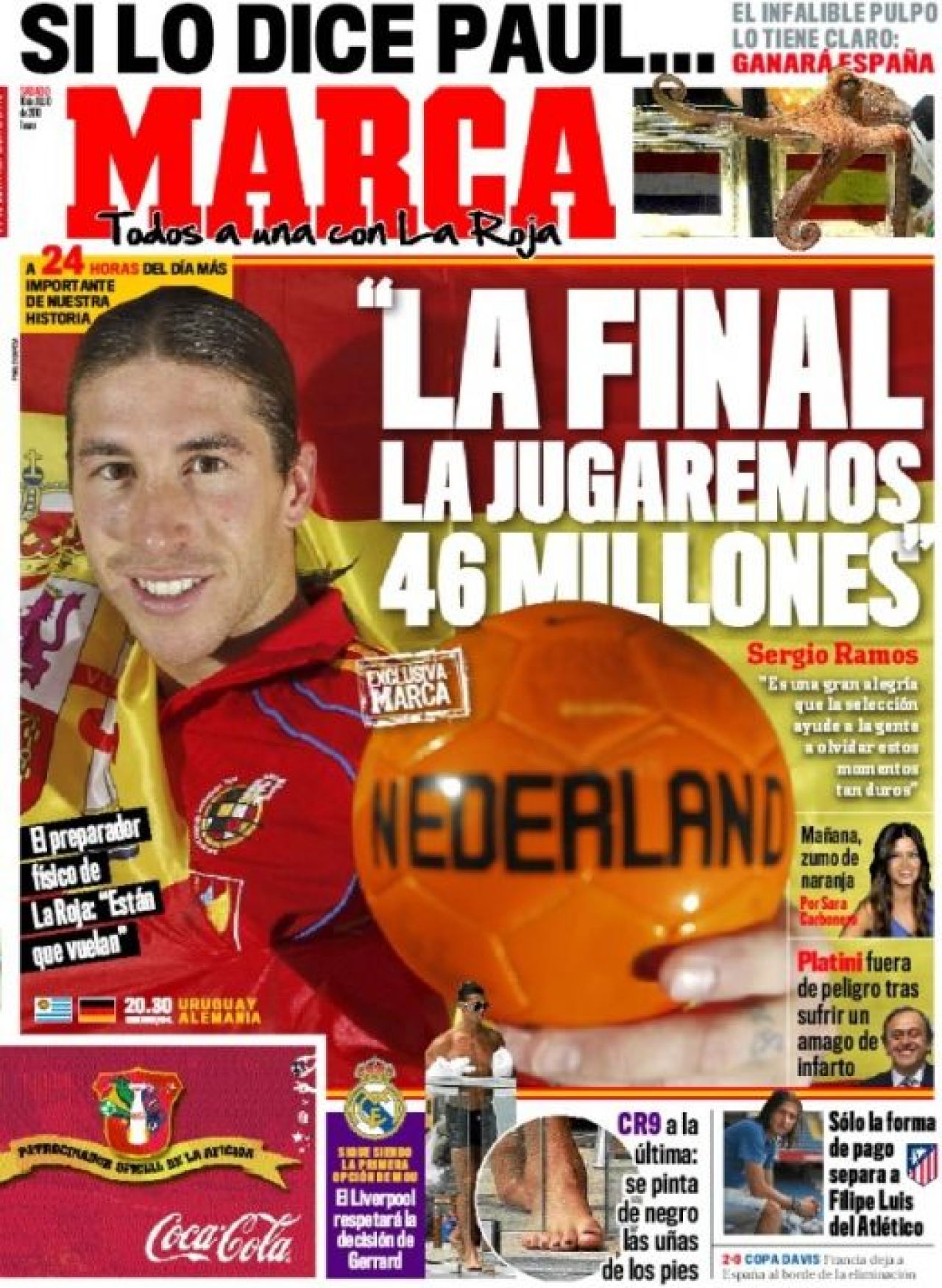 Intreaga Spanie asteapta finala! Ramos: