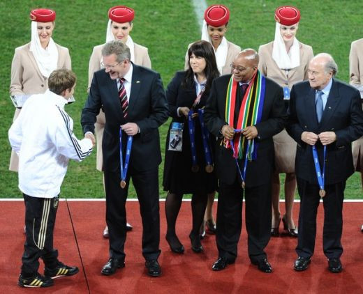 Muller, Forlan, Villa, Sneijder golgheteri inainte de finala! Vezi imagini de la premierea Germaniei!_2