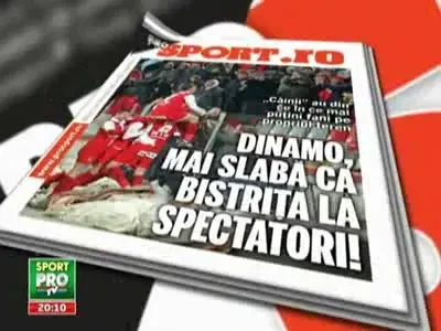 Marti in ProSport: Cum a ajuns Dinamo mai rau ca Gloria Bistrita la spectatori!