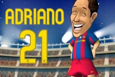 Vezi primul gol marcat de Adriano pentru Barcelona! VIDEO :)