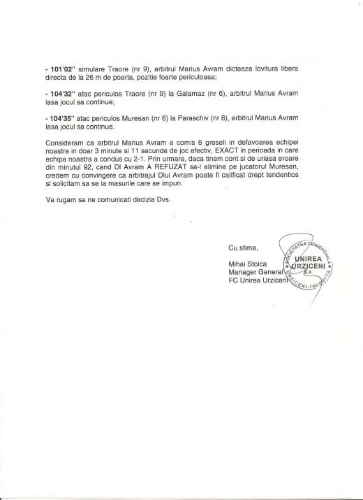 FOTO / Urziceni a contestat oficial arbitrajul din Supercupa!_3