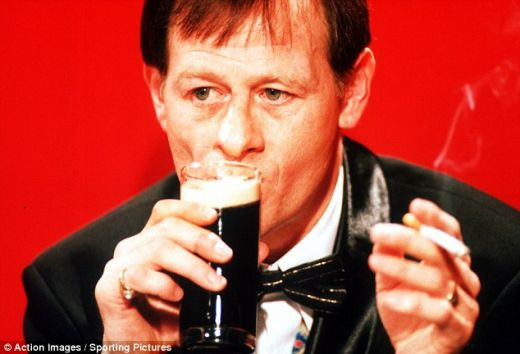 Cel mai rapid jucator vazut in snooker, alcoolic si dependent de cocaina, 