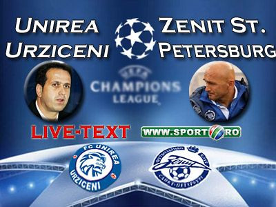 Unirea merge in Rusia sa obtina calificarea: Unirea 0-0 Zenit!