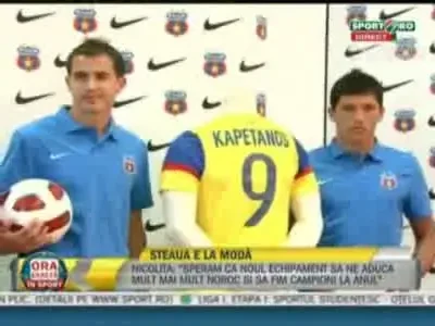 VIDEO: Steaua si-a tras echipament GALBEN! Vezi aici noile tricouri!