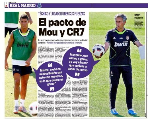 Intalnire de gradul ZERO! Vezi PACTUL dintre Cristiano Ronaldo si Mourinho!_2