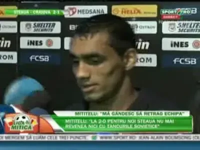 Nicolita: "Fanii au fost fenomenali! Piturca e cel mai bun"