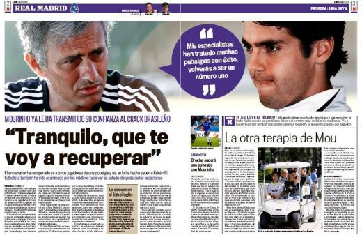 Mourinho catre Kaka: 