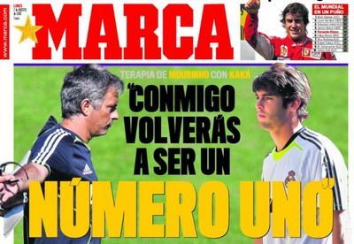 Mourinho catre Kaka: