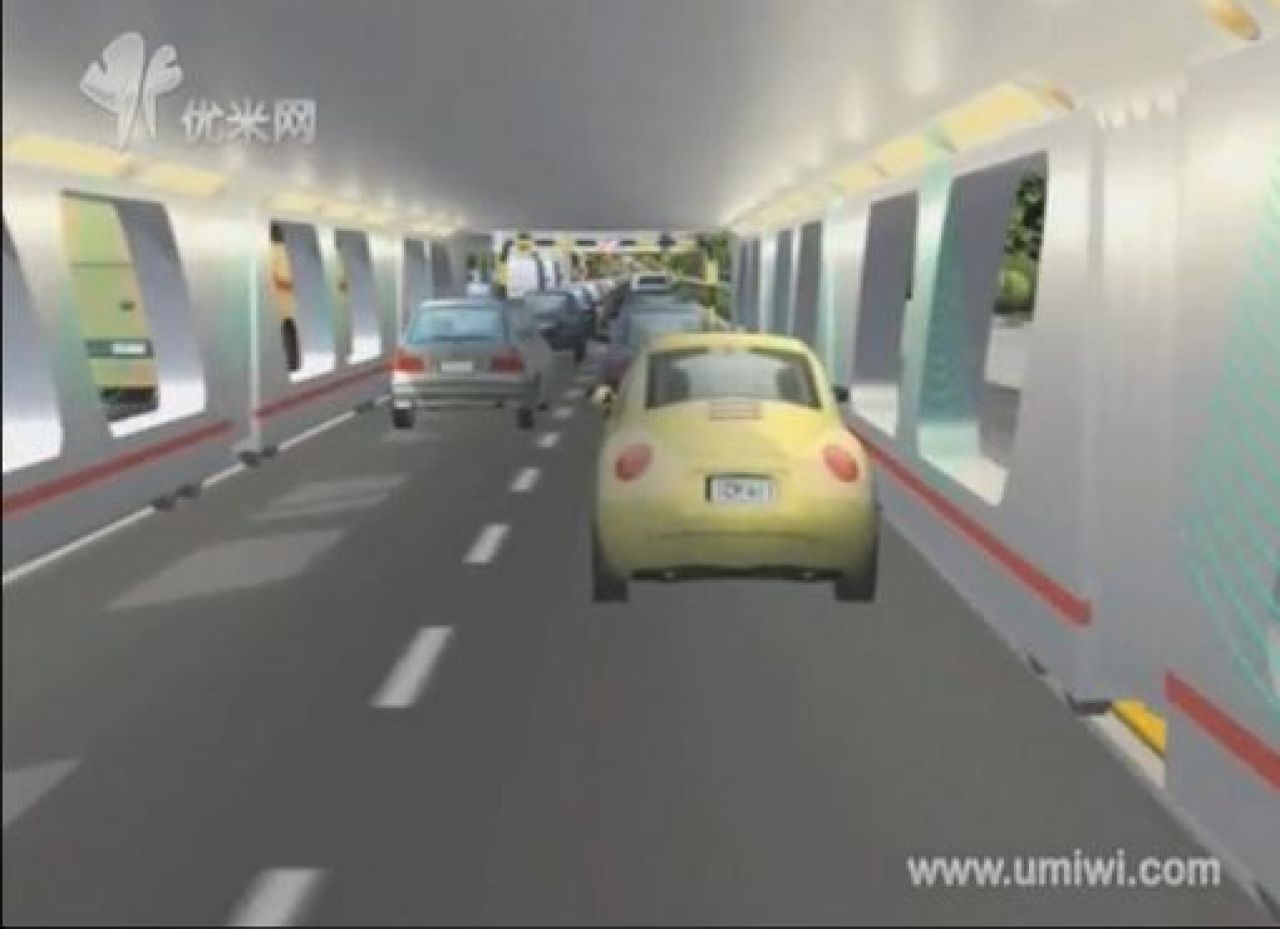 VIDEO si FOTO: Chinezii lanseaza autobuzul viitorului: il poti depasi pe dedesubt si nu polueaza deloc!_4