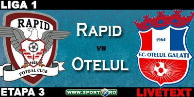 Fara goluri: Rapid 0-0 Otelul! Vezi aici fazele meciului!
