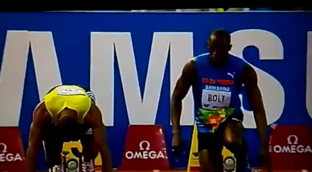 VIDEO / Fulgerul Bolt la cea mai mare UMILINTA din cariera! Vezi cum a fost batut de ... Gay la 100 m!