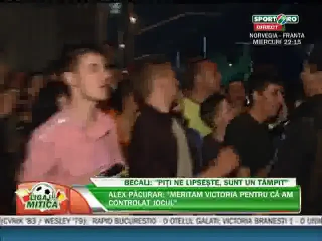 "Sa vina inapoi Piturca" Ce mesaj au transmis suporterii Stelei catre jucatori: