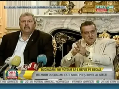 Gigi Becali despre Duckadam
