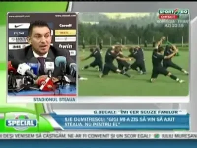 Ilie Dumitrescu vine fara niciun ban la Steaua: I-am cerut doar RESPECT lui Gigi, altfel ne strangem mana!