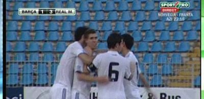 Real Madrid l-a gasit pe noul Hagi: vezi golul de la 40 de metri cu care Realul a umilit-o pe Barcelona!