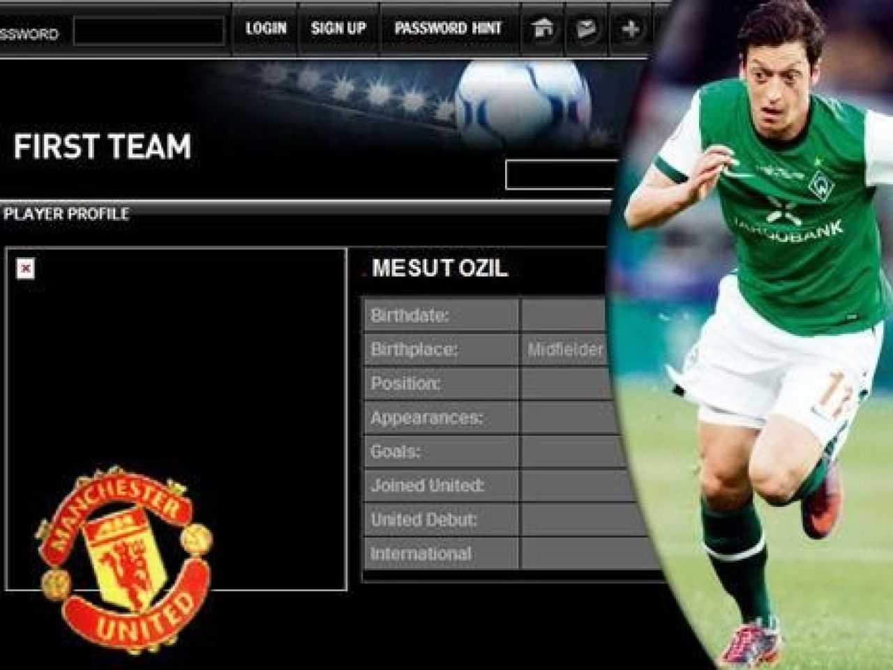 FOTO! Manchester United l-a transferat pe Ozil pe INTERNET!! L-au pus pe site-ul oficial!_2