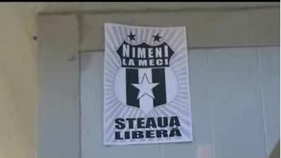 Steaua, parasita de galerie! Mesajul fanilor: Nimeni la meci. Steaua LIBERA