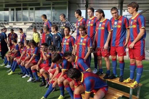 VIDEO Cum s-au distrat Messi si Villa la fotografia OFICIALA a Barcelonei!_3