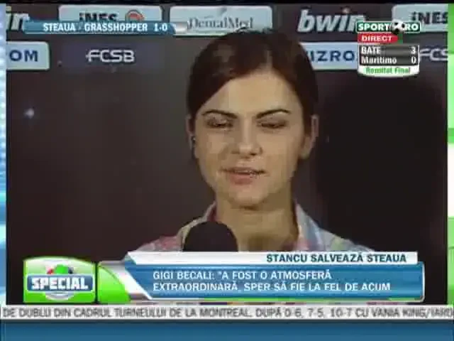 Dumitrescu: Nu am avut emotii! Tatarusanu a fost extraordinar Ce zice de o plecare a lui Banel