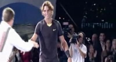 VIDEO / Nadal, Federer si Sharapova, DEMONSTRATIE de tenis si mult show!