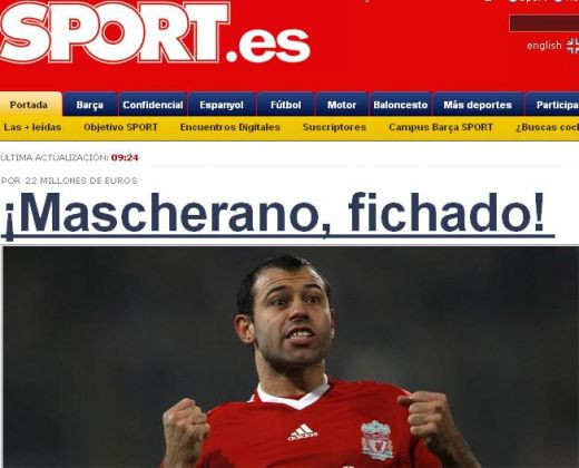 E OFICIAL: Barcelona l-a luat pe Mascherano! Vezi pentru ce SUMA!