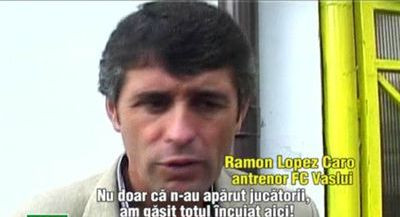Unde s-a ajuns... Lopez Caro s-a prezentat la antrenamentul lui FC Vaslui! Cati jucatori crezi ca au venit?