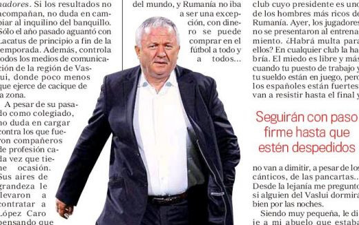 Spaniolii de la Marca vor sa vada BISERICA multimilionarului Porumboiu: "La Vaslui se doarme bine noaptea?"