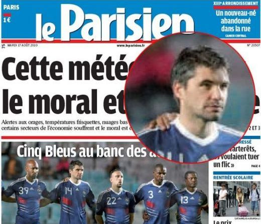 PROVOCARE! Ce mana de ajutor primesc francezii in aceste preliminarii! A cui este mana de pe umarul lui Toulalan? :)