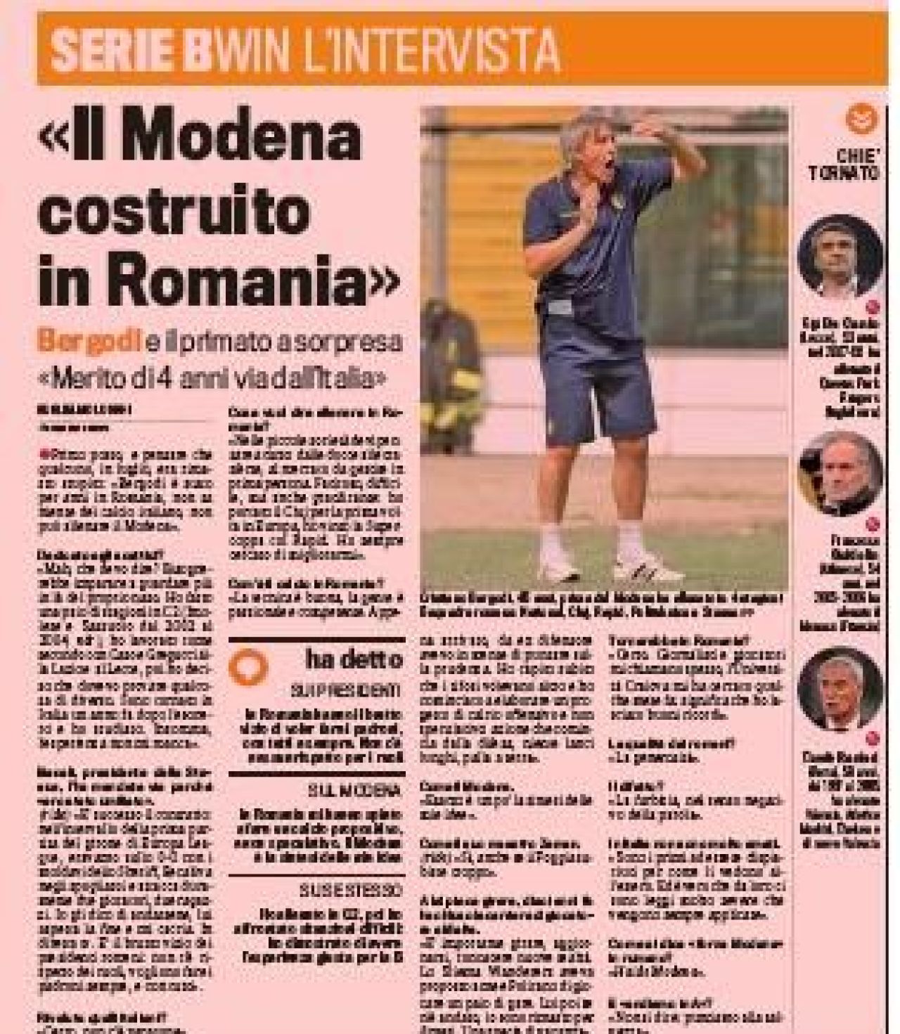 Bergodi il ataca DUR pe Gigi Becali in Gazzetta dello Sport: