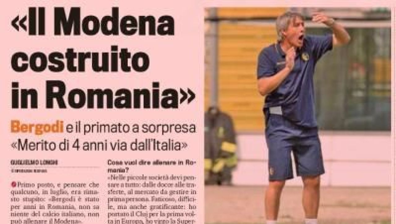 Bergodi il ataca DUR pe Gigi Becali in Gazzetta dello Sport: