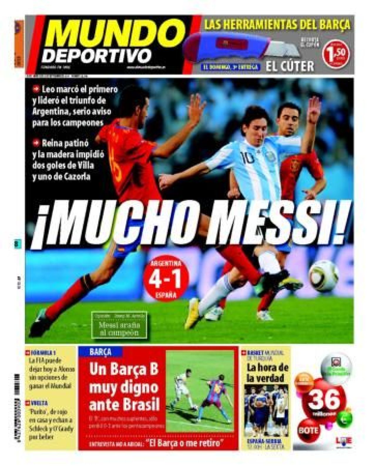 VIDEO / Messi le-a furat COROANA! Vezi ce curse NEBUNE a reusit cu Spania:_9