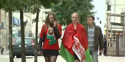 Bielorusele au castigat razboiul din tribune! Cum si-au sustinut nationala: