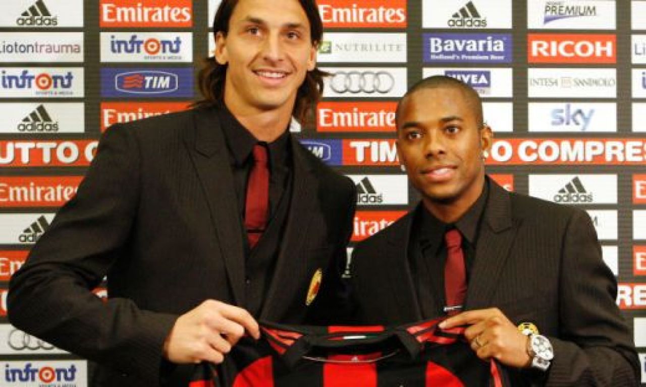 FOTO: Robinho si Ibrahimovic, prezentati oficial la AC Milan! Ibra: