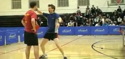 VIDEO: Ce islandezi?! Cea mai tare celebrare din sport vine de la ping-pong, la 10-0 pentru adversar :))