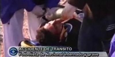 VIDEO: Drama in Uruguay: Un fotbalist de 22 de ani s-a facut praf intr-un accident de masina!