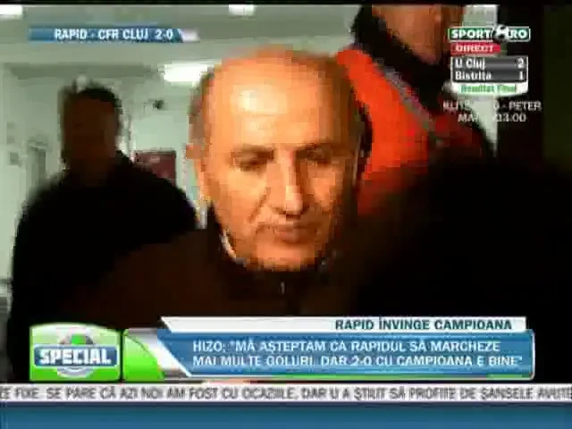 Copos s-a dezlantuit cu CFR! A plecat ragusit de la stadion: "Si 11 la 11 am fost PESTE ei!"