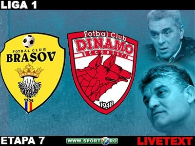 Dinamo, lider in Liga I! A scos un punct DRAMATIC cu un om in plus pe teren: FC Brasov 2-2 Dinamo