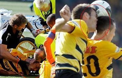 VIDEO SOCANT: A fost la un pas de MOARTE pe teren! Imagini socante:_10