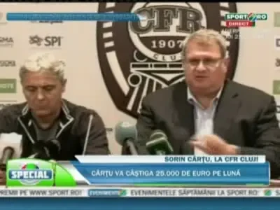 Muresan: "Cartu a fost cosmarul meu de pana acum!" Care este obiectivul noului antrenor de la CFR in acest an