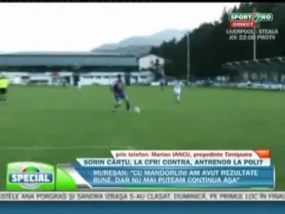 Contra, noul antrenor al Timisoarei! "Un antrenor al Banatului fidelizeaza suporterii!"