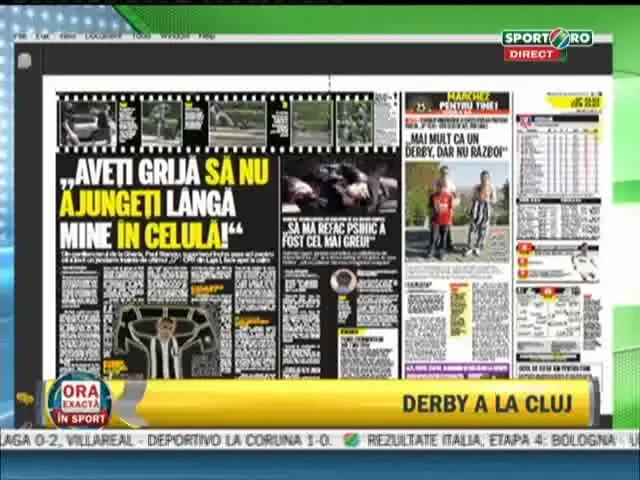 Jandarmul bagat in coma de fanii lui U Cluj: Orice lovitura imi este fatala. Pot MURI!