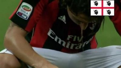 VIDEO / Ibra a VOMITAT pe teren dupa meciul cu Genoa! Vezi cine este de vina: