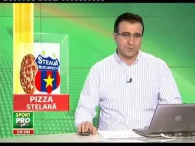 VIDEO / S-a lansat pizza Steaua si prajitura Dodel! Cum vor stelistii sa MUSTE din Napoli: