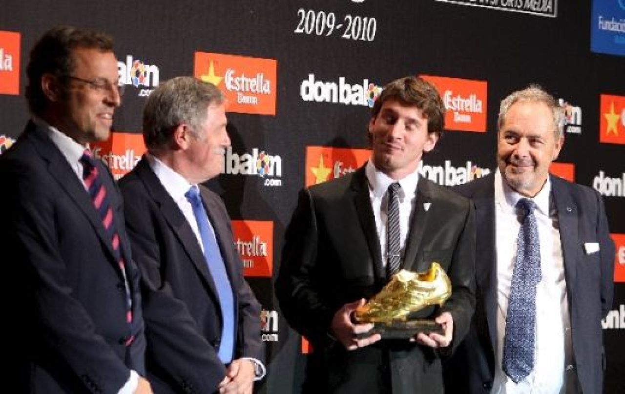 VIDEO / Messi a fost incoronat cel mai bun marcator din Europa! Vezi cu ce ghete va juca!_33