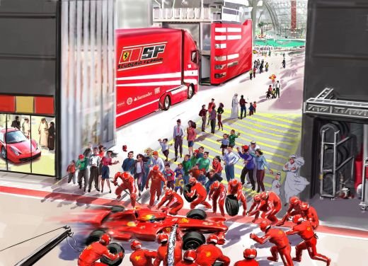 VIDEO FENOMENAL: Dubai in faliment? Vezi cum arata cel mai mare parc tematic acoperit din lume, FERRARI WORLD!_5